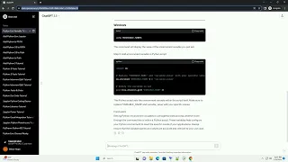 add python environment variable