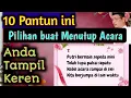 Lagu 10 Pantun Pembawa Acara untuk kalimat penutup MC
