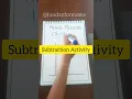 Subtraction Activity
