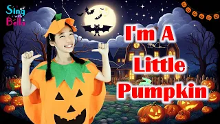 🎃 I'm a Little Pumpkin | Halloween Song for Kids | Remastered | Sing & Dance Along