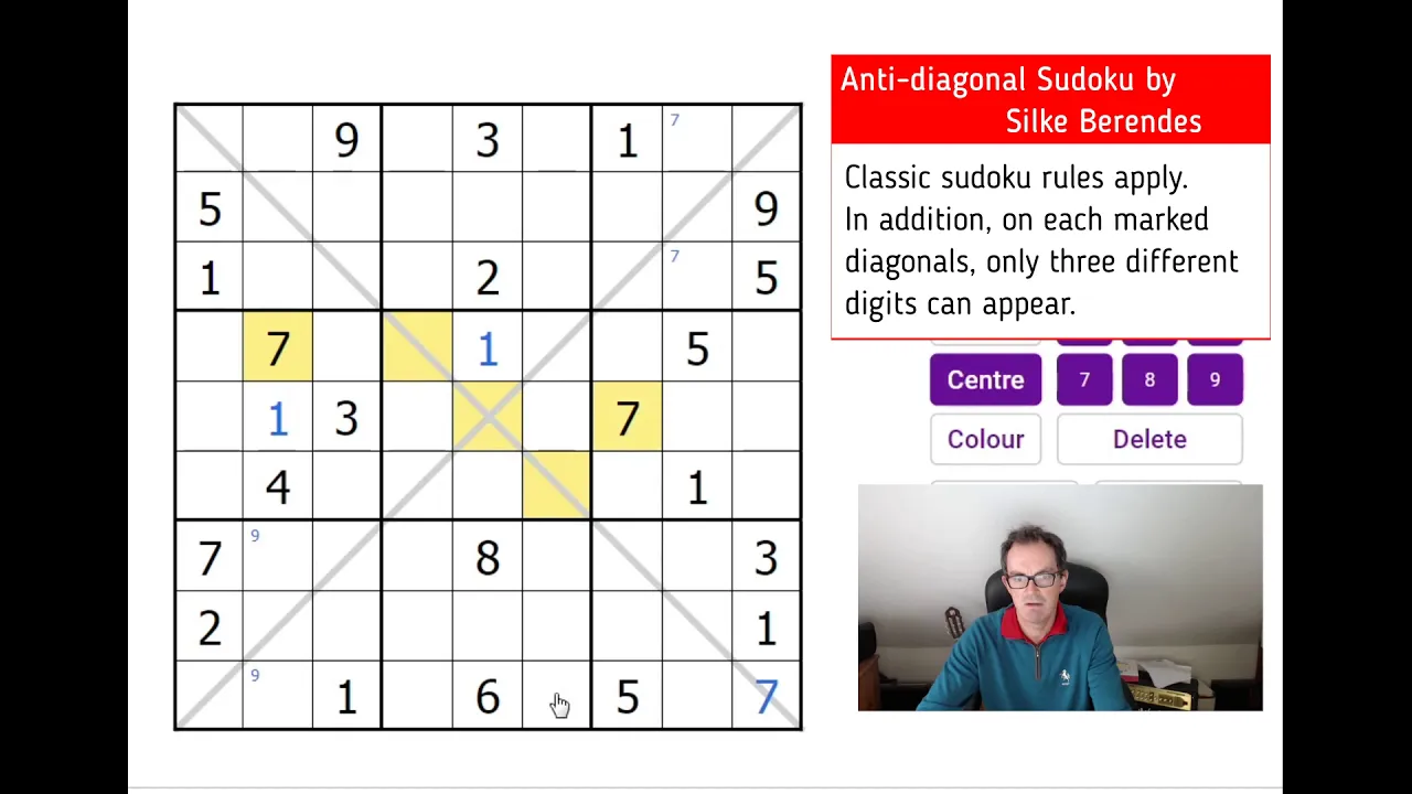 Anti-Diagonal Sudoku From The World Cup