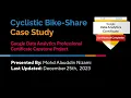 Google Data Analytics Professional Certificate Capstone Project - Cyclistic Case Study