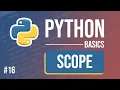 Python Tutorial - Part 16 Scope Global and Local Variables