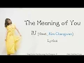 IU - The Meaning of You Lyrics (Han/Rom/Eng)