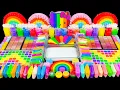 Download Lagu RAINBOW HELLO KITTY Slime ASMR 💖 | Mixing Random Cute Things Into Glossy Slime (2 Hours!)