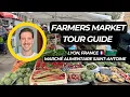 Lyon Farmers Market Tour Guide Discover Quai Saint Antoine with a Local Cress Dietetics
