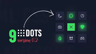 9 Dots Animated Navigation Menu with HTML CSS and JavaScript