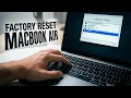 How to Reset a Macbook Air to Factory Settings
