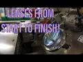 HOW EYEGLASS LENSES ARE MADE lab walk through