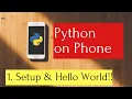 Learn Python Programming on Mobile Phone - 01
