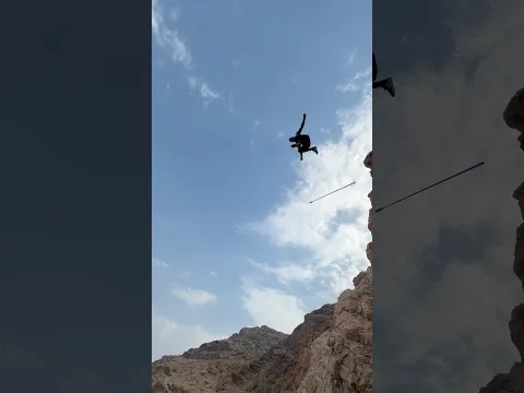 Fast descent 🚀🙆🏻‍♂️ adventures #sports #flip #parkour# #tricking#idHe laughed#ideas