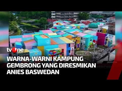 Anies Baswedan Resmikan Kampung Gembira Gembrong di Jakarta
