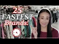 The 25 FASTEST Selling Brands to Resell on eBay Poshmark in 2025 Selling Clothes Online