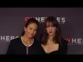 Diane Lane and Eleanor Lambert at 2017 CNN Heroes Red Carpet in NYC