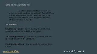 JAVASCRIPT WEAKMAP WEAKSET MAP SET INTELLIFY