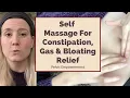 Abdominal Massage For Constipation And Bloating Digestion Massage Constipation Relief