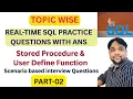 65 Real-Time SQL Interview Questions Stored Procedures UDFs Explained pandeygurujivlog