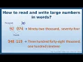 Gr3-5 Reading and Writing Large Numbers In Words Pinay Math Teacher