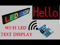 How to program the text into the led display message board using Powerled and WIFI Controler