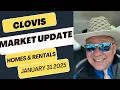 Clovis Market Update Homes Rentals thru January 31 2025