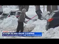 Snow clearing efforts continue on Staten Island