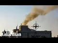 Download Lagu Largest Russian drone strike hits Ukraine's capital Kyiv