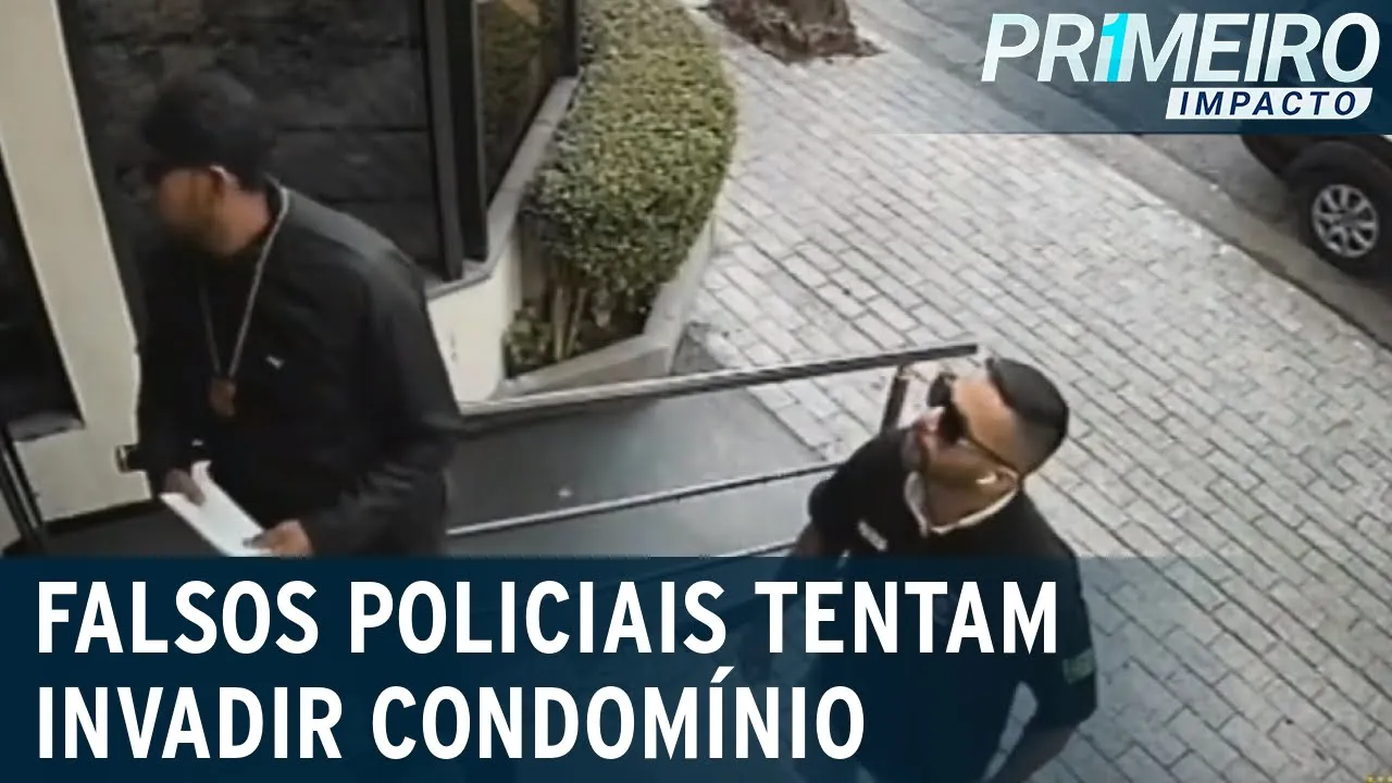 "Falsos policiais" tentam invadir condomínio em SP | Primeiro Impacto (07/07/23)