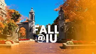 A walk through campus Fall in Bloomington