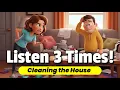 Download Lagu One English Conversation in 3 Ways | Cleaning the house Conversation (A2 Level)