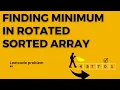 Finding Minimum in Rotated Sorted Array Binary Search Leetcode