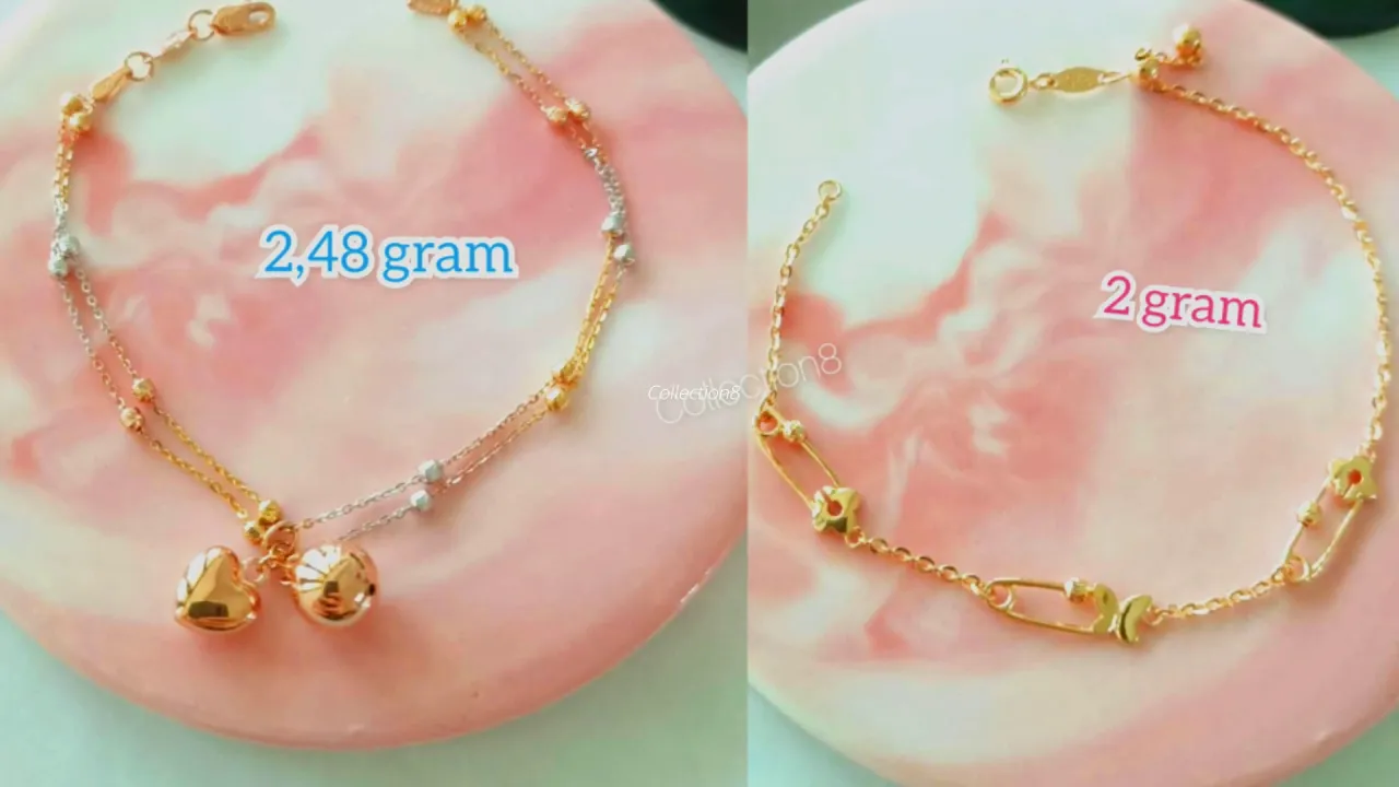 BERBAGAI MODEL GELANG EMAS RANTAI