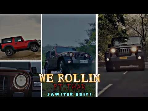 Download MP3 WE ROLLIN FT. THAR EDITI TharWhatsApp Status I Thar StatusI We RollinSong Status JAWSTER EDITS