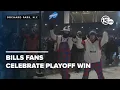 Buffalo Bills fans react to AFC divisional playoff victory