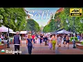 Sofia Walking Tour Evening walk from Serdika Sta to NDK Bulgaria 4K R