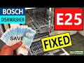 Bosch Dishwasher E25 Error Code and How to Clean Filter for Maximum Efficiency