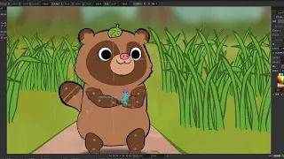 アニメ制作中(基本しゃべりません)