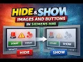 TIA Portal Tutorial Step-by-Step Simulation for Beginners Change HMI Button BG Color in VBScript