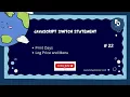 JavaScript Switch Statement Practical Examples BD Web Tutor