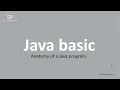 Java basic tutorial - Anatomy of a Java program