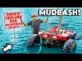 FLOATING MY FOUR-WHEELER ACROSS LAKE MUD BASH 2023