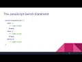 Javascript course 7 switch statement