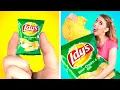 Download Lagu COOL FOOD HACKS AND FUNNY TRICKS  DIY Giant Chips! Best Viral TikTok Food Tricks by 123 GO! FOOD