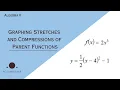 How to graph stretches and compressions of parent functions quickly and simply ACT Prep Algebra 2