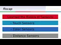 Sensor Basics Colour Distance Touch in BLOCKS Programming