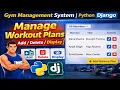 12 Gym Management System Python Django Project Manage Workout Plans Hindi