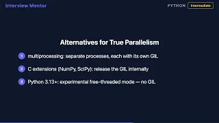 Why Python Threads Don t Speed Up CPU Work GIL