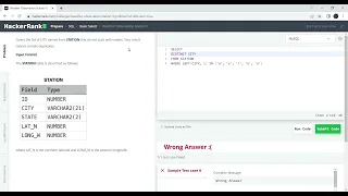 HackerRank SQL Weather Observation Station 9 SQL Learning