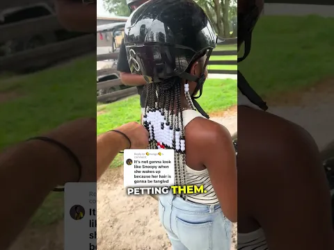 Man amazed seeing braids for the first time 🤔