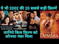 Lagu Top 20 Bollywood Movies Of 2002 | With Budget and Box Office Collection | Hit Or flop | 2002 movie