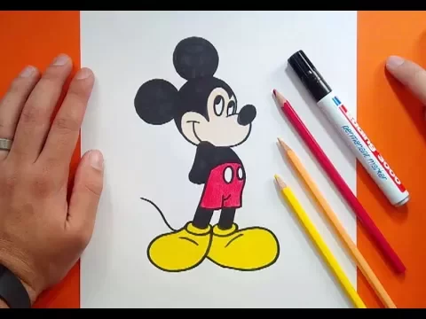 Download MP3 Como dibujar a Mickey Mouse paso a paso 6 - Disney | How to draw Mickey Mouse 6 - Disney